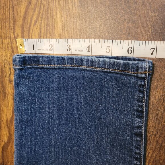 Lauren Ralph Lauren Jeans Womens 10 Premier Straight Medium Dark Stretch Denim - Picture 12 of 13